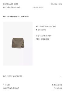 Zara Skort