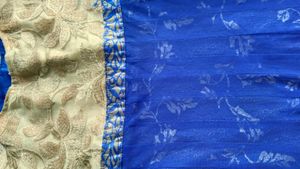 Elegant Blue Ethnic Gown