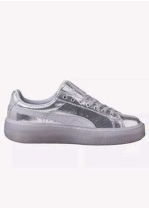 PumaBasket Platform NS Wns Metallic