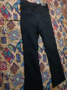 Black Bell Bottom Jeans