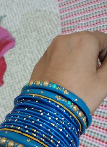 Blue &amp; Gold Bangles