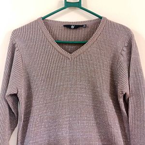 FIG shimmering  Knit Top