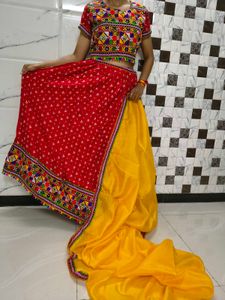 Navratri Bandhani Lehenga Choli Set