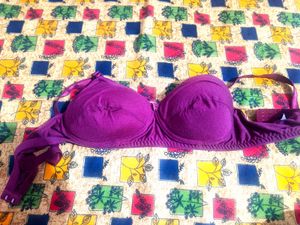 Purple Comfort Bra