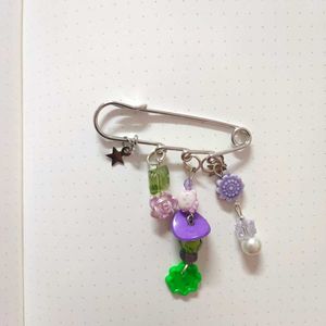 Purple Bag Pin Charm 🫐🌿