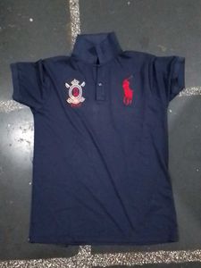Ralph Lauren Navy Polo - Size Medium