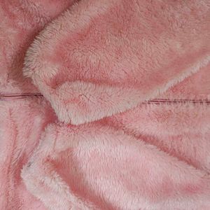 Baby Pink Colour Woolen Jacket