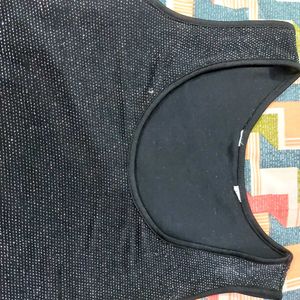 Sparkly Black Mini Dress