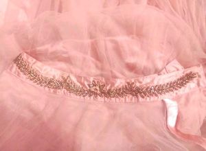 Crop Top Lehnga Set In Fairy Look