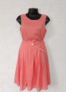 Tommy Hilfiger Fit & Flare Dress With Belt