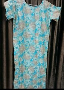 3d Floral Print Kurta