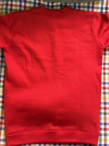 Red sweatshirt light weight for winters