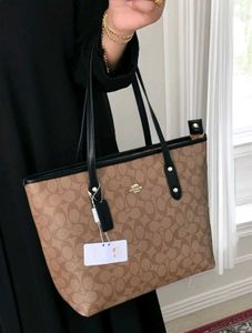 COACH BIG SIZE SIGNATURE TOTE BAG @SALE