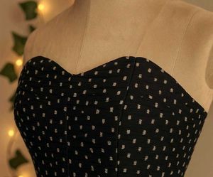 Chic Black Polka Dot Dress