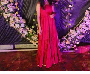 Elegant Red Ethnic Gown