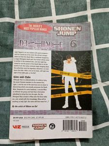 Death Note Vol. 6 Manga by Tsugumi Ohba