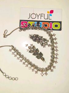 AD Rose Gold Jwellery Set