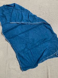 Blue Ikat Print Kurta Set