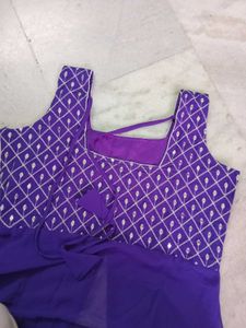 Purple Kurta Set