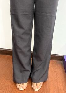 Charcoal High Waist Formal Pant