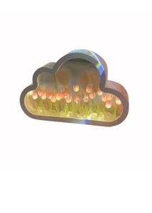 Cloud Tulip Night Light Decor