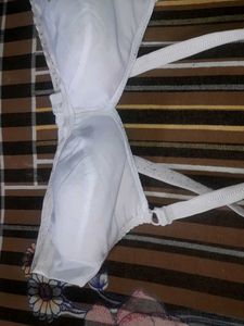 White Padded Bra