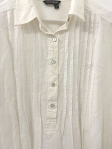 Linen Cotton White Shirt
