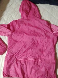 Pink Lightweight Windbreaker Jacket