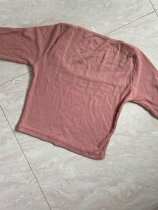 Peach Crop Top