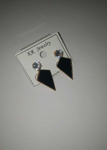 Geometric Drop Korean Earrings