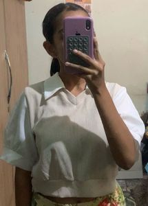 Collared Knit Top💗