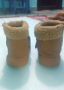 Cute Brown Baby Boots