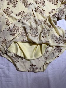 Floral Yellow Top