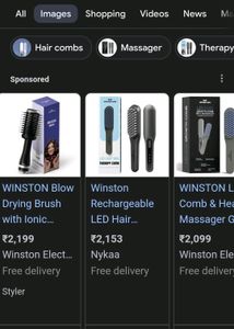 2 Sets Of Winston Led Therapy Combs
