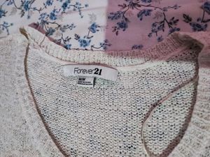 Forever 21 Striped Knit Top