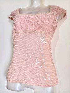 🎄Buy 1, Get 1 Free🎁Small Size Lace &amp; Sequin Top