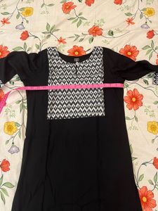 Elegant Black Kurta