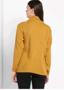 Mustard Turtleneck Sweater