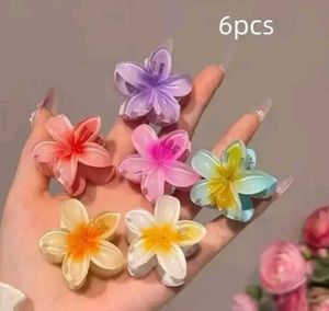 Medium Size Flower Hair Claw Clip