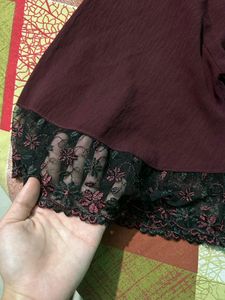 Maroon Top