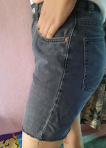 🩶Grey denim shorts