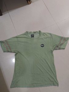 Green striped t-shirt