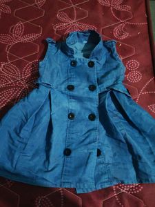 Cute Denim Look Dress