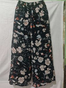 Floral Print Palazzo Pants