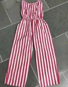 Striped Wide-Leg Jumpsuit