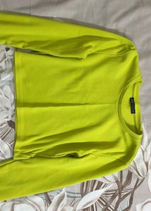 Neon Yellow Crop Top