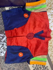 Heavy Pallu Saree With Designer Blouse