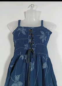 Dark Blue Dress With Coat ( Woman)