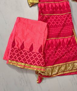Pink kurta set