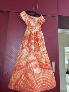 Tie-Dye Maxi Dress M,L,xl,xxl Freesize